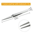 thumbnail image 1 of 1PC Tweezers Stainless Steel  Non-slip Cross Lock Reverse Action Tweezer Save Effort Maintenance Tools, 1 of 9