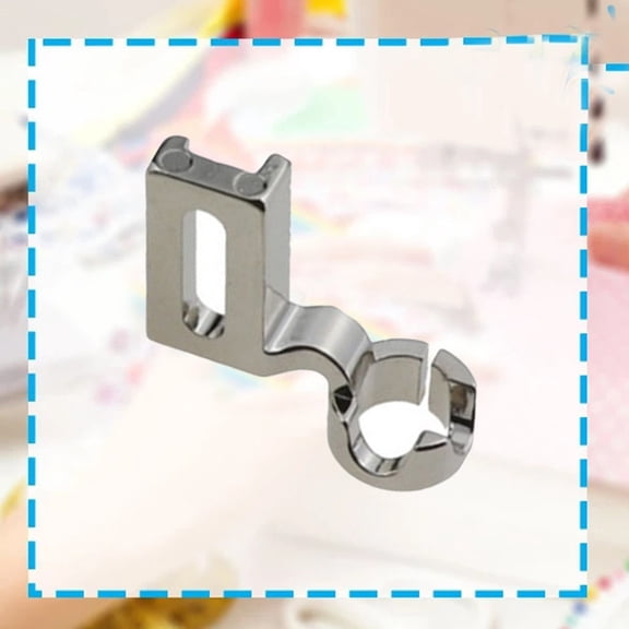 1PC Universal Low Shank Darning Foot for Free Motion Quilting and Embroidery, Metal Sewing Machine Presser Foot Attachment for DIY Projects（High handle open）