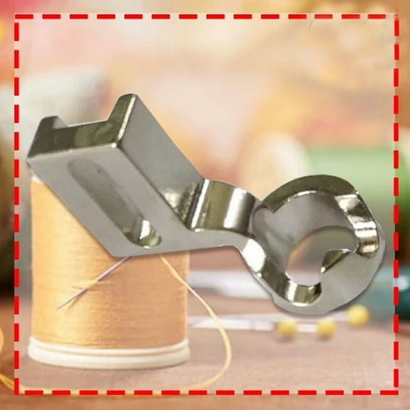 1PC Universal Low Shank Darning Foot for Free Motion Quilting and Embroidery, Metal Sewing Machine Presser Foot Attachment for DIY Projects(High handle not open)