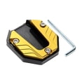 thumbnail image 1 of 1PC Universal Motorcycle Kickstand Extender Foot Side Stand Extension Pad Plate, 1 of 10