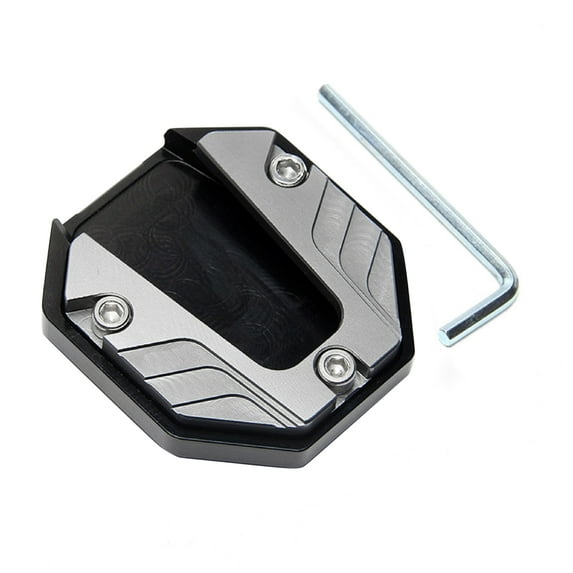 1PC Universal Motorcycle Kickstand Extender Foot Side Stand Extension Pad Plate