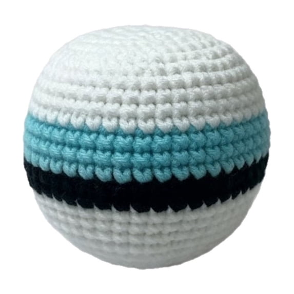 1PC Upgraded Handmade Knitted Hacky Ball, Colorful Crochet Footbag Sacks, Juggling Kick Balls for Adults, Portable Handwoven Toss Hacky Balls