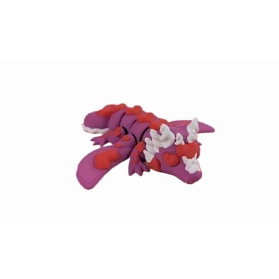 1PC Valentine's Day Dragon-3D printing of movable joint model