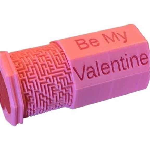 1PC Valentine's Day Gift Maze Tube 3D Printing Gift