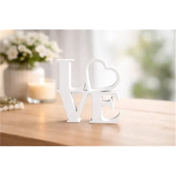 1PC Valentine's Day Heart Sign Gift 3D Printing Gift