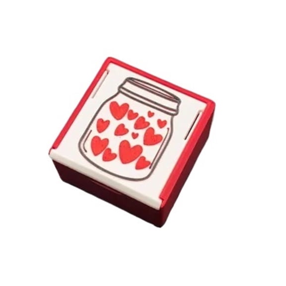 1PC Valentine's Day gift box with sliding lid 3D printed gift