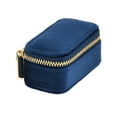 thumbnail image 1 of 1PC Velvet Tassel Jewelry Mini Velvet Ring Box Exquisite Jewelry Box Showcasing Advanced Design Daily Gift Packaging Jewelry Blue, 1 of 6