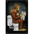 thumbnail image 1 of 1PC Vintage Metal Tin Sign Iron Wall Decor for Bars Restaurants Cafes Pubs Rectangle Monkey 300x200x0.5mm, 1 of 8