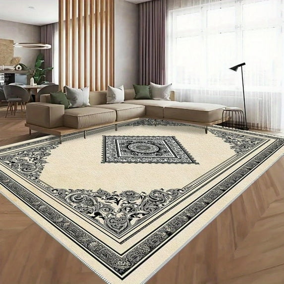 6.5'x10' office floor mat for carpet indoor carpet area rug non slip boho area rug corner rug grippers for area rugs