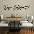 1PC Wall Stickers Quote Bon Appetit Dinning Room Decor Kitchen Decals