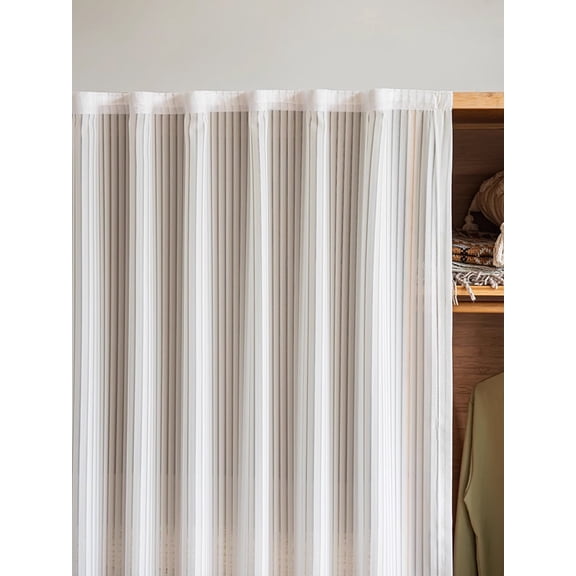 1PC Wardrobe Adhesive Anti-Dust Curtain for Living Room and Kitchen with Magic Tape Window Curtain for Dustproof