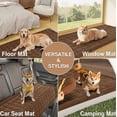 thumbnail image 1 of 1PC Washable Couch Cover for Dogs , Non Slip Fuzzy Pet Couch Covers for Cushion Sofa Pet Friendly, Thick Soft Sofa Slipcovers Cushion Protector (Brown, 27.6"), 1 of 4