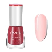 1PC Water Based Nail Polish - 40 Color Optional Quick Dry Eco-Friendly Nail Lacquer, Easy Peel-Off Nail Polish, Floral Glitter Design, Non-Toxic Nail Polish, Christmas Gift, 8ml Na