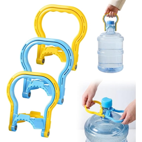 1PC Water Bucket Lifter, Thickened Plastic Portable Water Dispenser for 5Gallon Bottled Water, Easy-Grip Handle for Home Kitchen Office