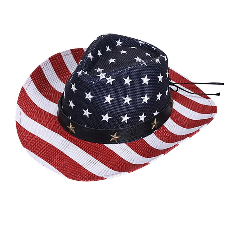 1PC Western American Style Classic Hat Wide Brim Sun Block Hat