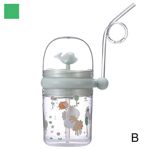 1PC Whale Water Cup 260ml Children Water Spray Cup 2023 Baby Straw Mug Y9D9