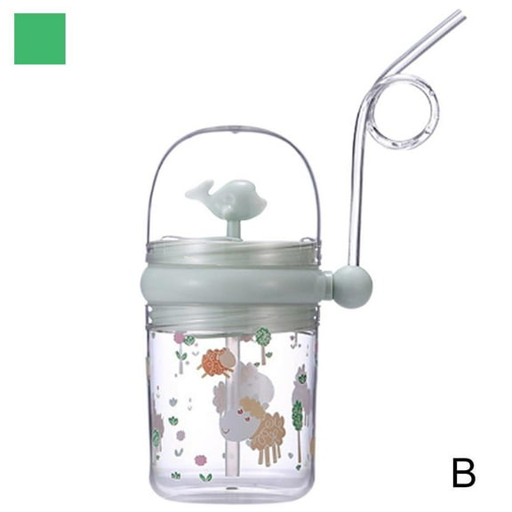 1PC Whale Water Cup 260ml Children Water Spray Cup Mug Straw Baby U6C8 2024 P6O4