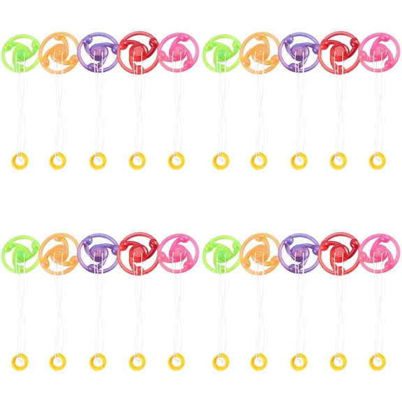 1PC Wheel Toy Colorful Glow Up Novelty Children's Toys Pull Line Flywheel Pull Flywheel Light Toy For Kids Boys Girls Birthday Chirmas Holiday Party Toy Set Animal for Kids 3-5 Kid Wooden