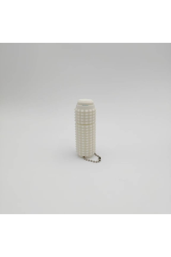1PC White 7CM 3D printed decorative items, decompression printable, keychains, spiked handles