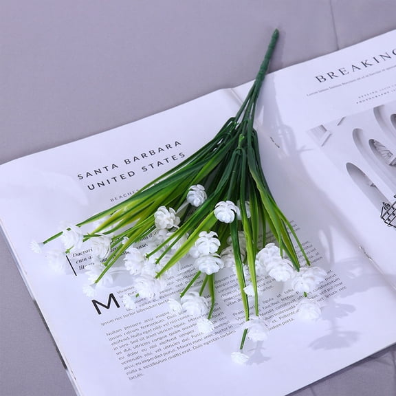 1PC White Artificial Camellia Flower Stem,Plastic Blossom for Wedding Home Decoration,Faux Floral Greenery for Vase Arrangements and Ornaments,No Maintenance Plant,Silk Flower Decor,White