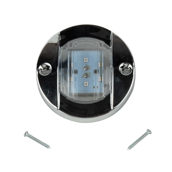 1PC White Round Marine Boat Led Stern Light Cabin Deck Courtesy Light Waterproof Blue