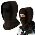 thumbnail image 1 of 1PC Winter Ski Balaclava for Men Women,Windproof Fleece Face Cover Hat Neck Warmer for Snowboarding Motorcycle Hiking,Cold Weather Gear,Coffee, 1 of 7