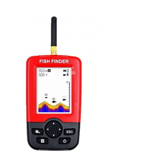 1PC Wireless Fish Finder Portable Lake Sea Fishing Smart Depth Alarm Sonar Sensor ,Power of Simple