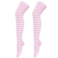 thumbnail image 1 of 1PC Women&Men Grip Socks Christmas High Long Striped Over Knee Cosplay Party Stockings Compression Socks, 1 of 4