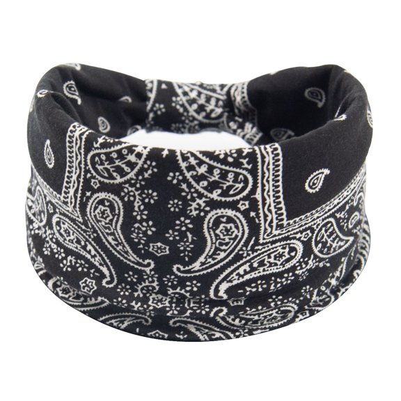 1PC Women Wide Bandana headbands, Boho Knot Hair Scarf Bands, Stretch Floral Printed Non Slip Headbands, Elastic Turban Head Wraps