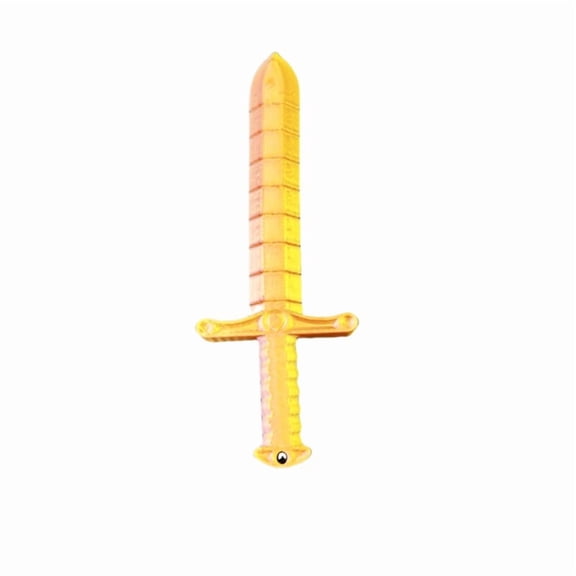 1PC YELLOW 16CM 3D printed sword whip creative sword, bendable and deformable model stretch lock sword