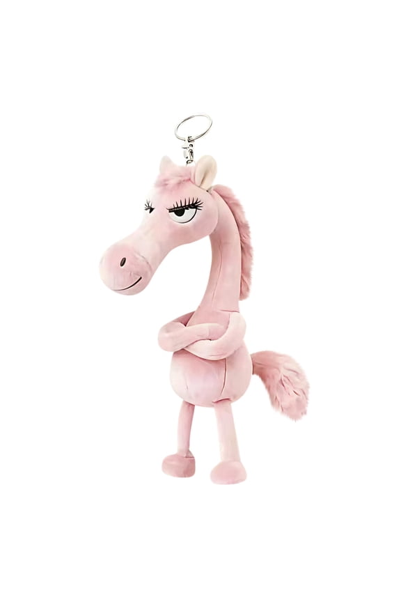 1PC Year of Luck Mascot, New Year Good Luck Gift 2026, Funny Horse Keychain, Small Charm Symbolizing Strength, Courage