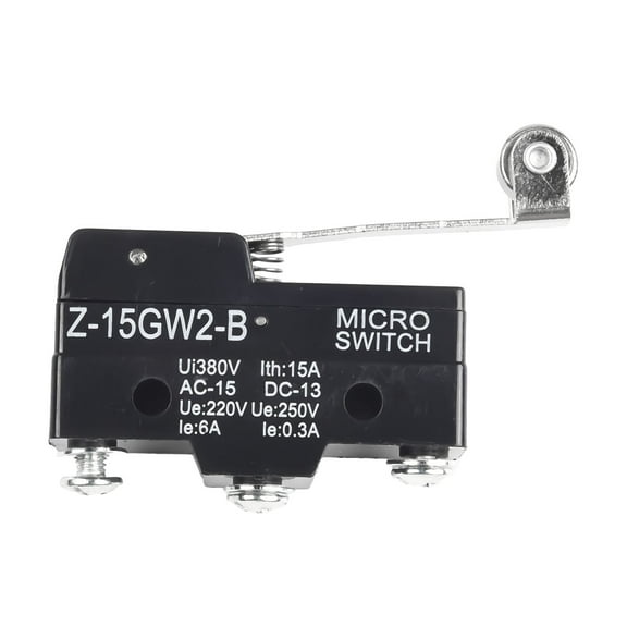 1PC Z-15GW2-B Limit Switch Normally Open/Close Parallel SPDT Momentary Roller Lever Switch Electrical Equipment Accessories