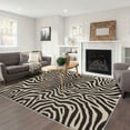 thumbnail image 1 of 1PC Zebra-patterned Area Carpet Local Carpet, Lightweight Washable Easy-to-Manage Carpet Floor Mat Festival Gift, Suitable for Living Room, Bedroom, Dining Room, Office, Bathroom, Room Accessories, 1 of 8