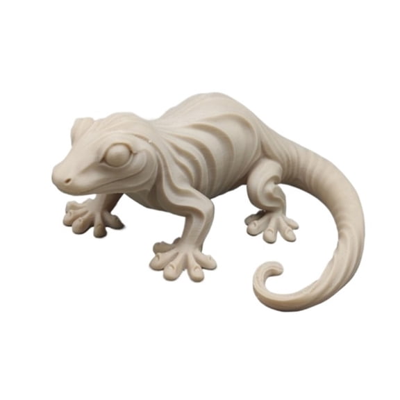 1PC abstract sculpture gecko figurine 3D printing