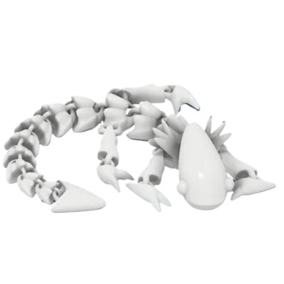 1PC alien lizard 3D printed ornament with movable joints