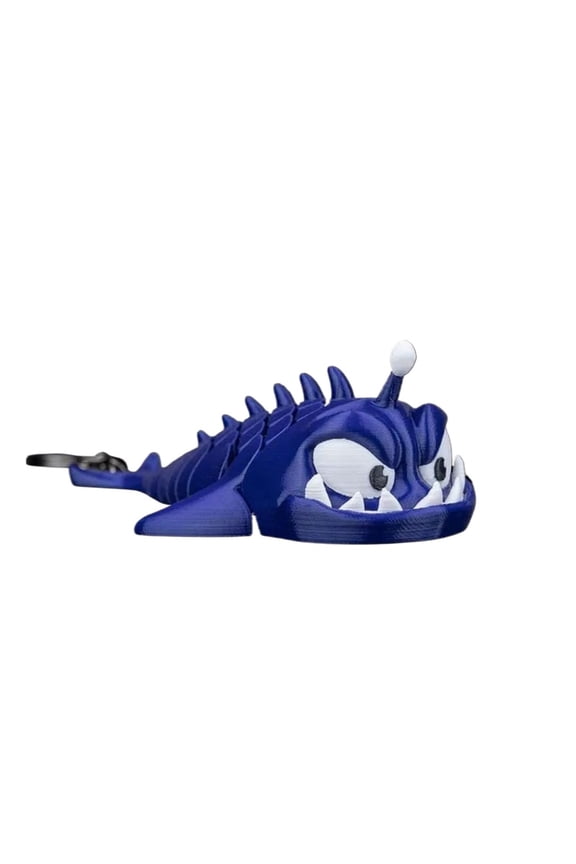 1PC angler fish key chain 3D printing