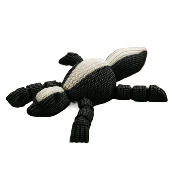 1PC articulated skunk animal unzipping figurine 3D printed