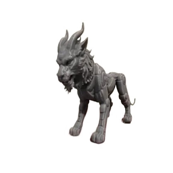 1PC bionic mythical beast statue 3D printing