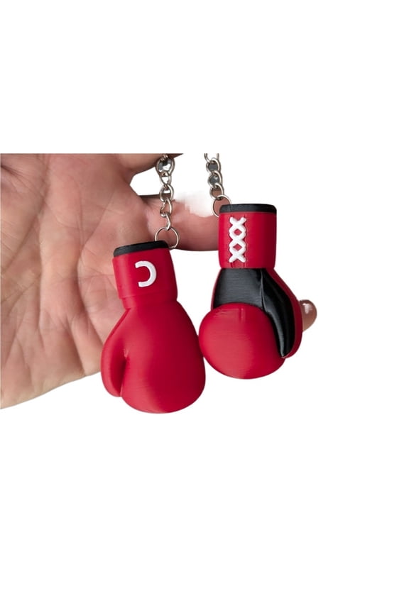 1PC boxing glove keychain | Customizable 3D printing