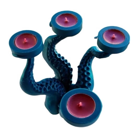 1PC candlestick octopus 3D printing