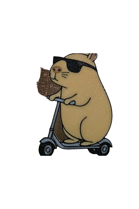 1PC capybara keychain 3D printing