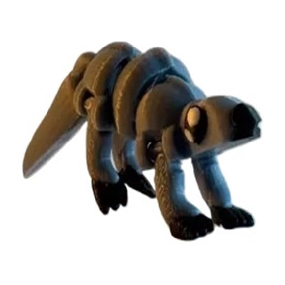 1PC cute Iguanodon 3D printing with movable joints