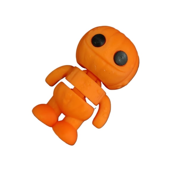 1PC cute and flexible pumpkin head 3D printing
