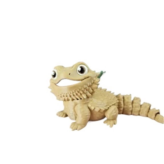 1PC cute bearded dragon lizard - Tiny Terras series 3D printed ornaments