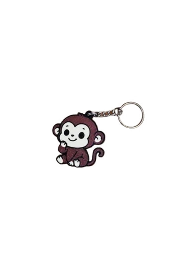 1PC cute monkey keychain 3D printing
