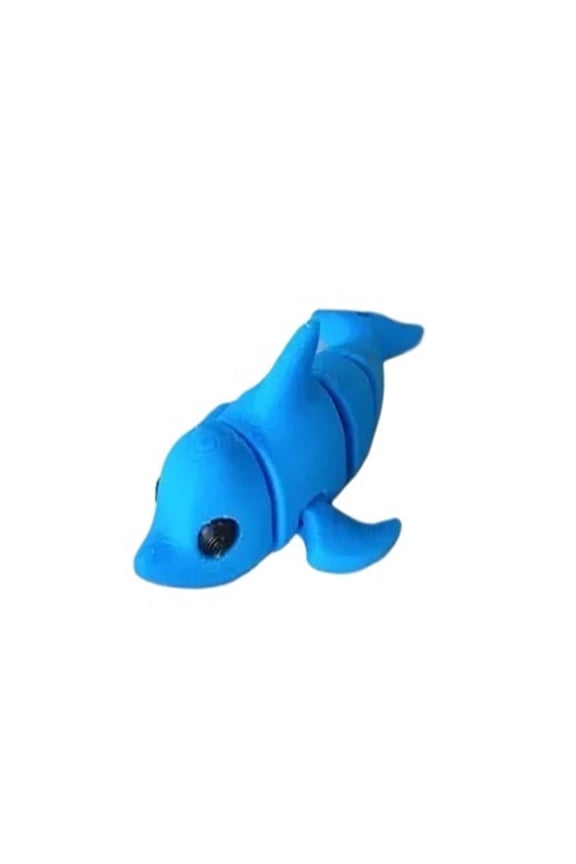 1PC dolphin keychain 3D printing