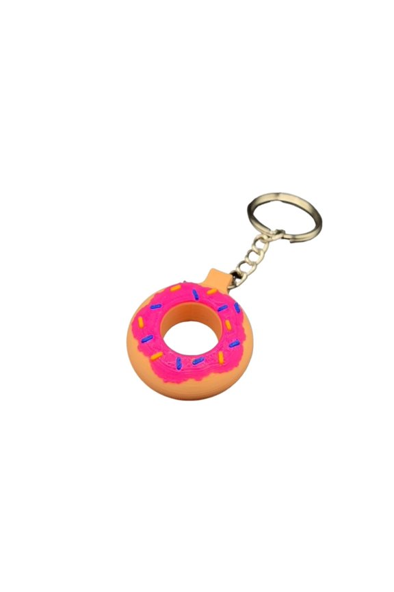 1PC donut keychain 3D printing