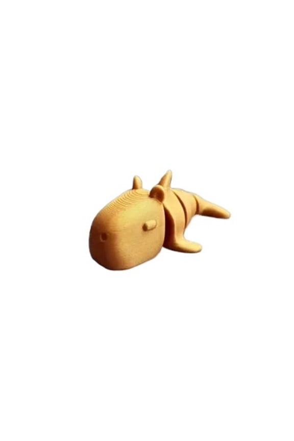 1PC An evolved capibara fish can be used as an ornament and a keychain. The joints can be movable and printed in one piece. No support is required for 3D printing ornaments.