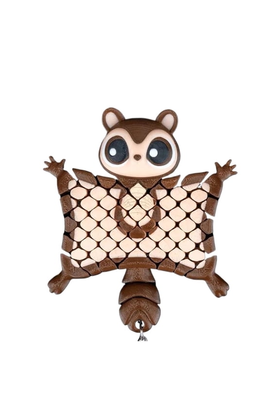 1PC flying squirrel key chain 3D printing