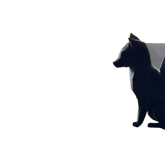 1PC fox statue 3D printing